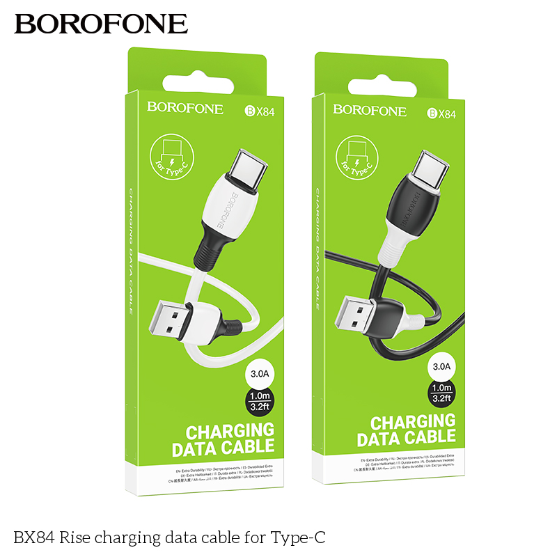 BOROFONE BX84 Rise USB-A to USB-C cable NZ 8